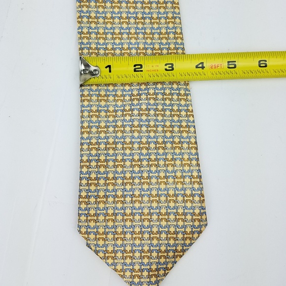 Hermes multicolor chain link men's tie - Picture 5 of 6